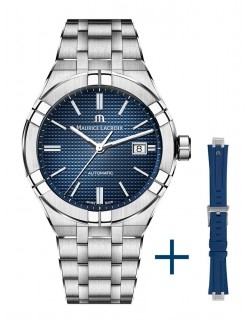 Zegarek casual męski Maurice Lacroix Aikon Automatic AI6008-SS00F-430-C - Zegarki MAURICE LACROIX