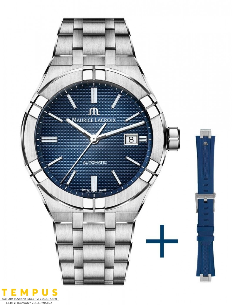Zegarek casual męski Maurice Lacroix Aikon Automatic AI6008-SS00F-430-C - Zegarki MAURICE LACROIX Zegarek casual męski Maurice Lacroix Aikon Automatic AI6008-SS00F-430-C - Zegarki MAURICE LACROIX