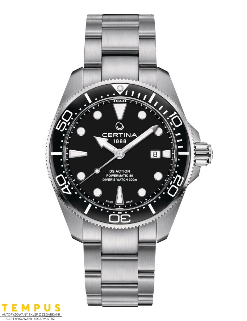 Certina DS ACTION Diver C032.607.11.051.00 Powermatic 80 - Zegarki CERTINA Certina DS ACTION Diver C032.607.11.051.00 Powermatic 80 - Zegarki CERTINA
