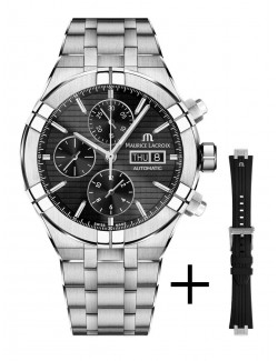 Zegarek casual męski Maurice Lacroix Aikon Automatic Chronograph AI6038-SS00F-330-A - Zegarki MAURICE LACROIX