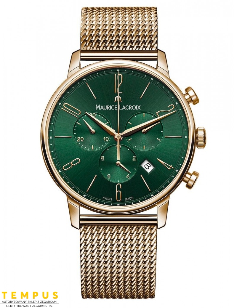 Zegarek klasyczny, elegancki damski Maurice Lacroix Eliros Chronograph EL1098-PVP06-620-1 - Zegarki MAURICE LACROIX