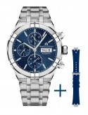 Zegarek casual męski Maurice Lacroix Aikon Automatic Chronograph AI6038-SS00F-430-C - Zegarki MAURICE LACROIX