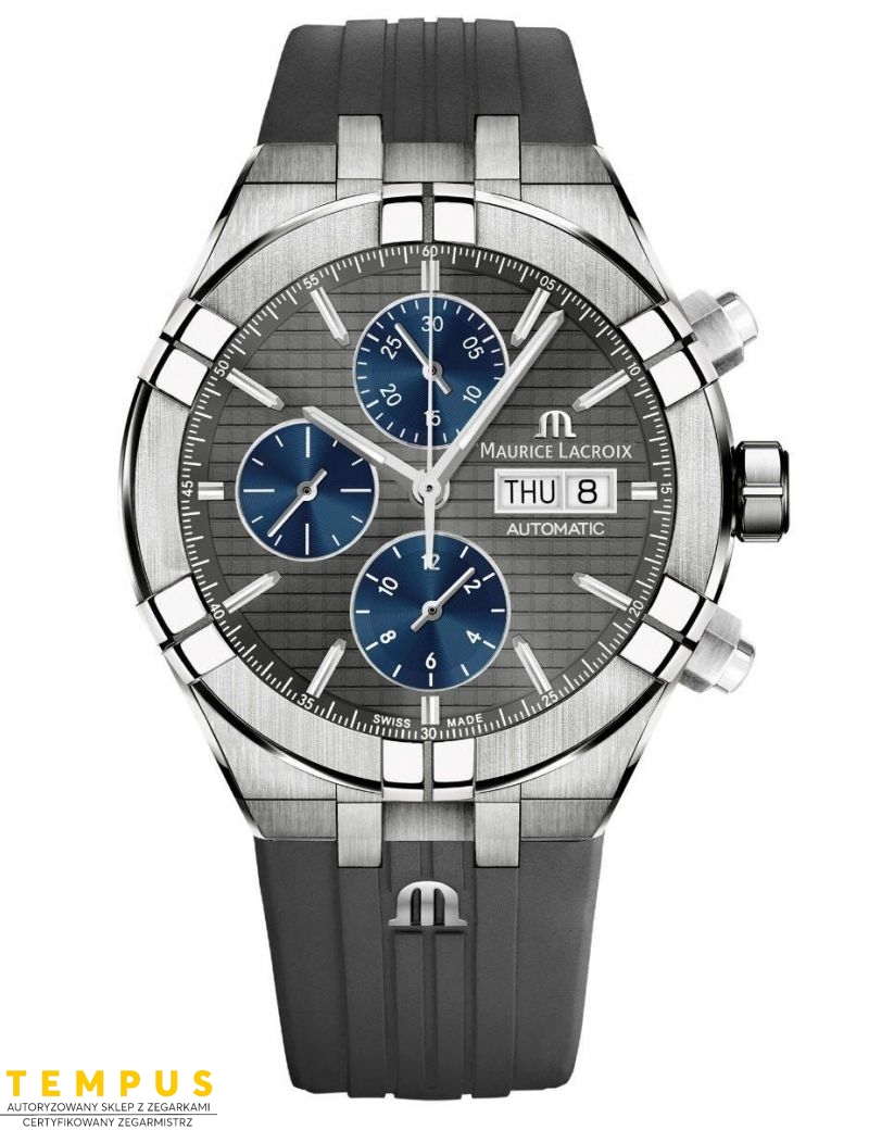 Zegarek casual męski Maurice Lacroix Aikon Automatic Chronograph AI6038-TT030-330-2 - Zegarki MAURICE LACROIX Zegarek casual męski Maurice Lacroix Aikon Automatic Chronograph AI6038-TT030-330-2 - Zegarki MAURICE LACROIX