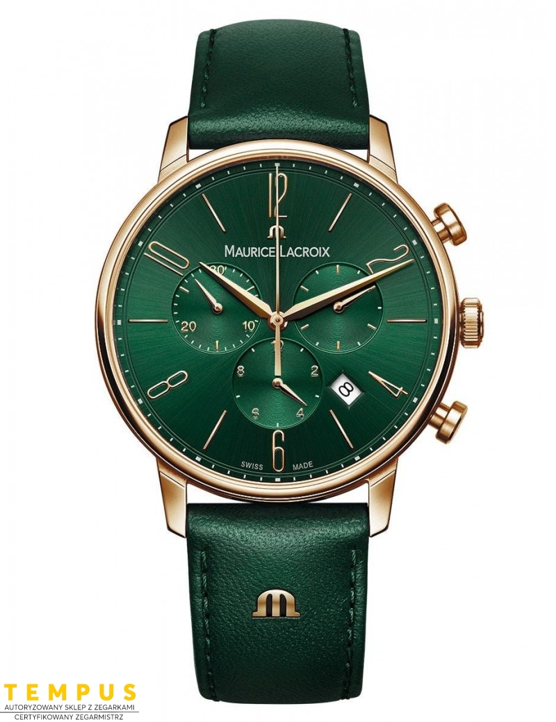 Zegarek klasyczny, elegancki męski Maurice Lacroix Eliros Chronograph EL1098-PVP01-620-5 - Zegarki MAURICE LACROIX