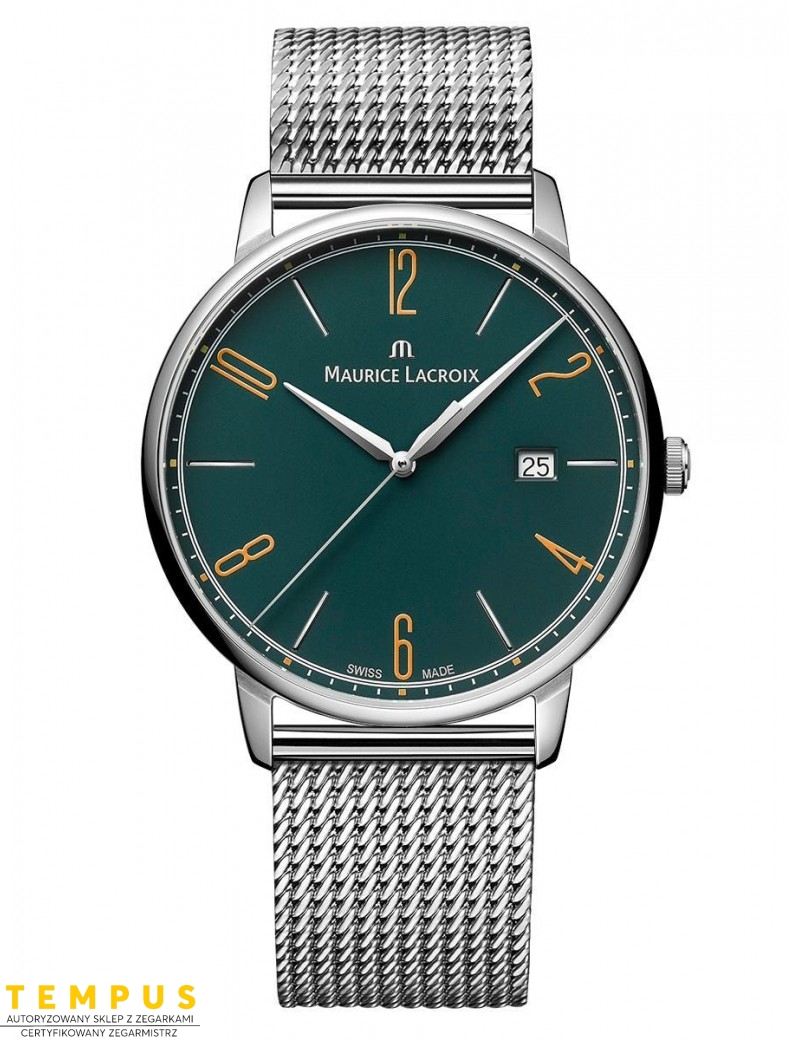 Zegarek klasyczny, elegancki męski Maurice Lacroix Eliros Date EL1118-SS006-620-1 - Zegarki MAURICE LACROIX Zegarek klasyczny, elegancki męski Maurice Lacroix Eliros Date EL1118-SS006-620-1 - Zegarki MAURICE LACROIX