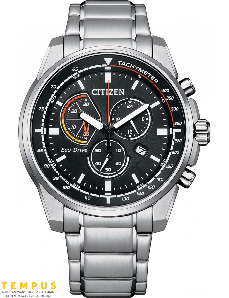 Zegarek sportowy męski Citizen Chrono AT1190-87E na bransolecie Zegarek sportowy męski Citizen Chrono AT1190-87E na bransolecie