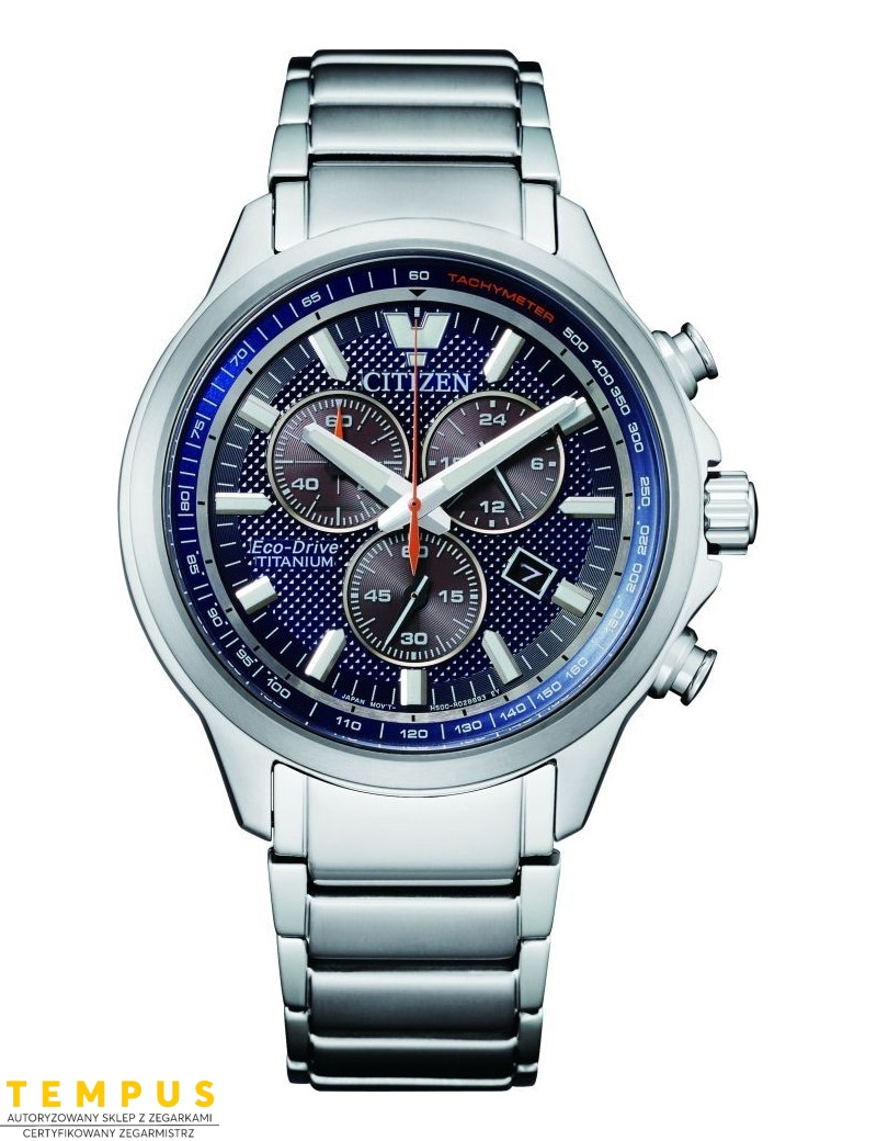 Zegarek sportowy męski Citizen TITANIUM AT2470-85L na bransolecie Zegarek sportowy męski Citizen TITANIUM AT2470-85L na bransolecie