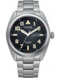 Zegarek militarny męski Citizen MILITARY BM8560-88EE na bransolecie