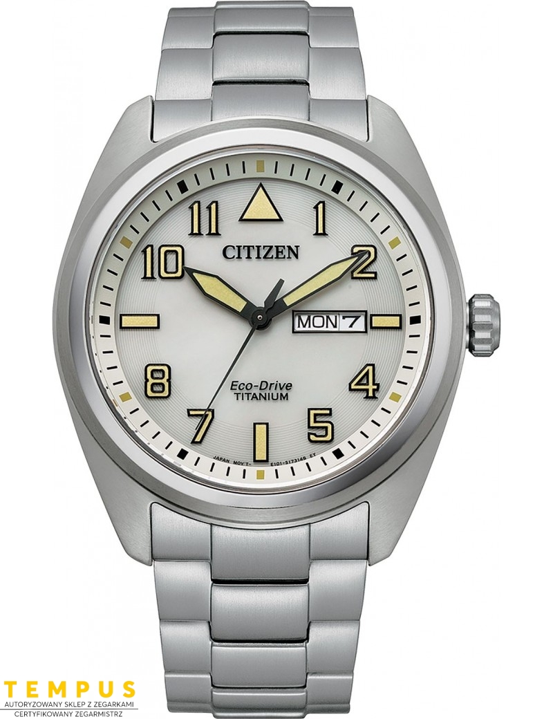 Zegarek militarny męski Citizen MILITARY BM8560-88XE na bransolecie Zegarek militarny męski Citizen MILITARY BM8560-88XE na bransolecie
