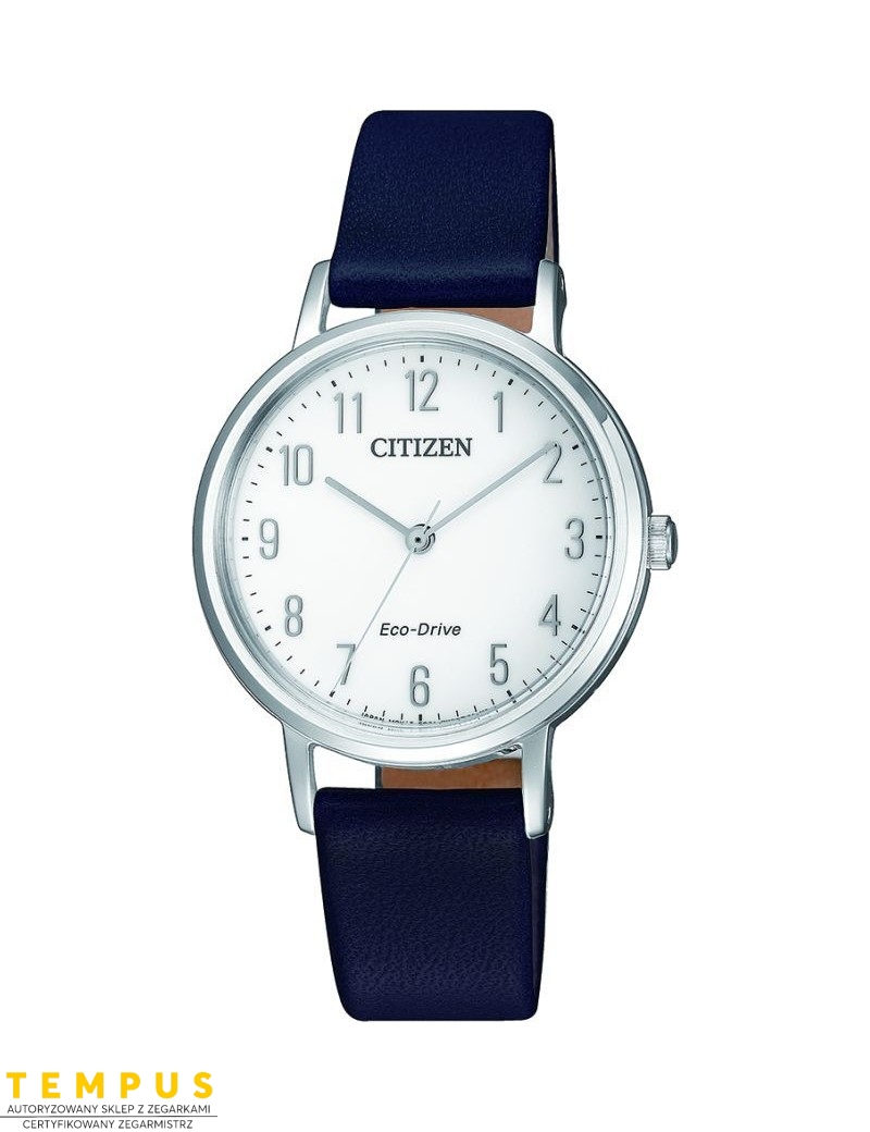 Zegarek klasyczny damski Citizen ELEGANCE EM0571-16A na pasku Zegarek klasyczny damski Citizen ELEGANCE EM0571-16A na pasku