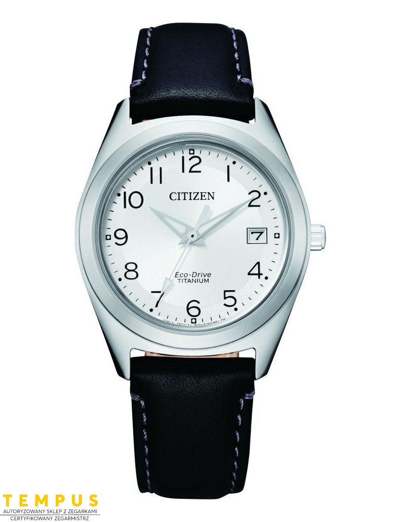 Zegarek klasyczny, elegancki damski Citizen Lady Super Titanium FE6150-18A na pasku Zegarek klasyczny, elegancki damski Citizen Lady Super Titanium FE6150-18A na pasku