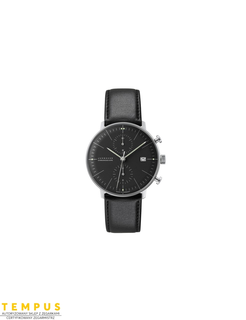 Junghans Max Bill Chronoscope 27/4601.02 - Zegarki JUNGHANS