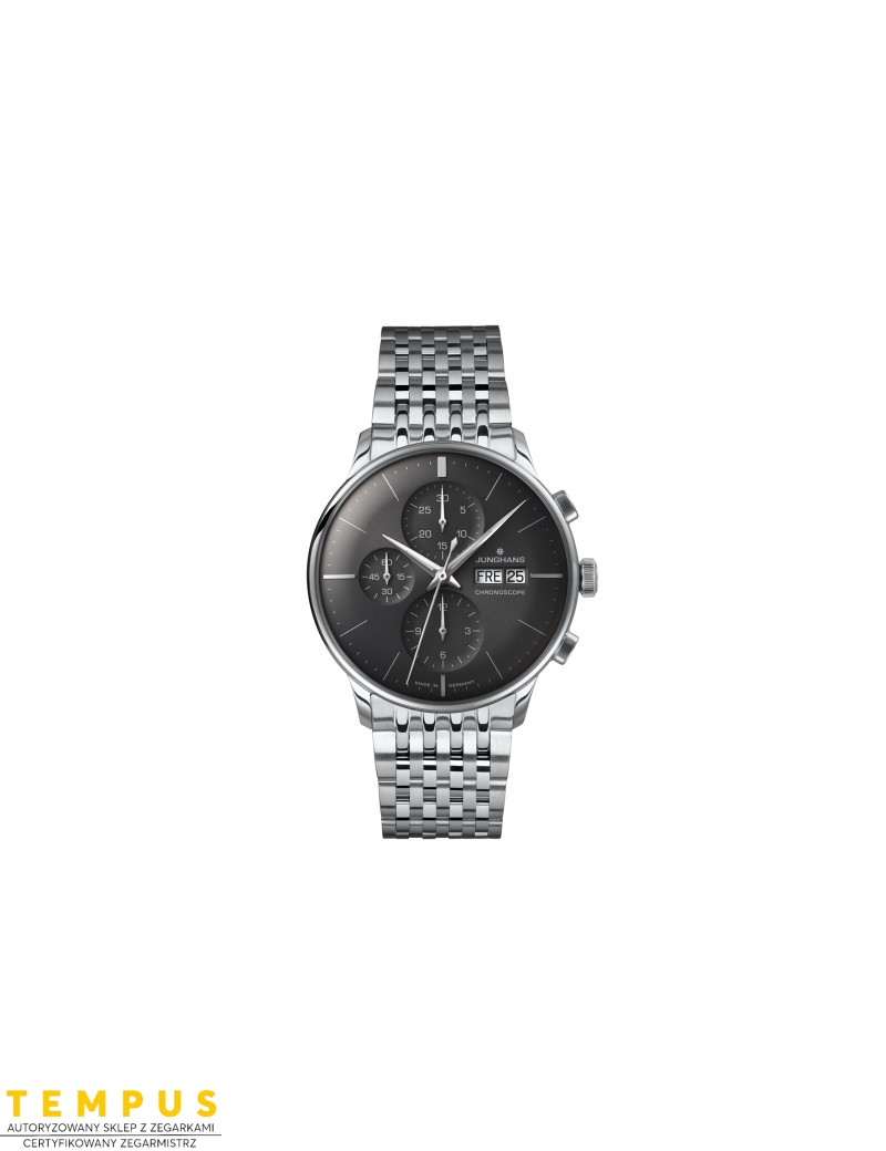 Junghans Meister Chronoscope 27/4324.46 Sapphire - Zegarki JUNGHANS