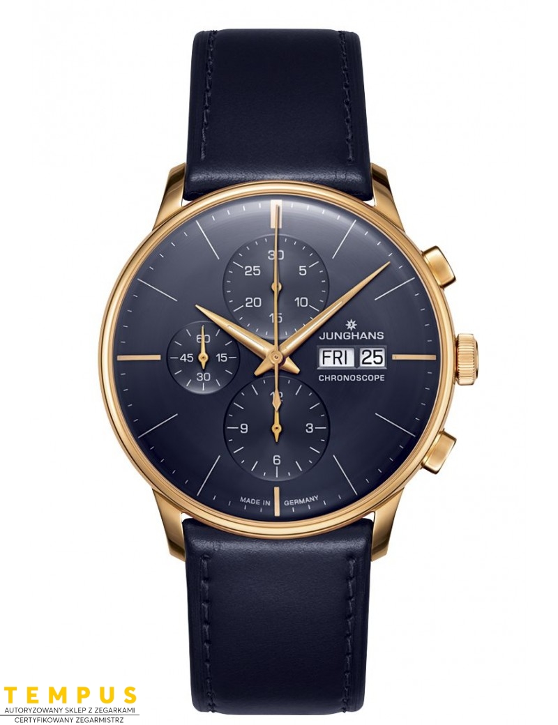 Junghans Meister Chronoscope 27/7024.02 Sapphire - Zegarki JUNGHANS