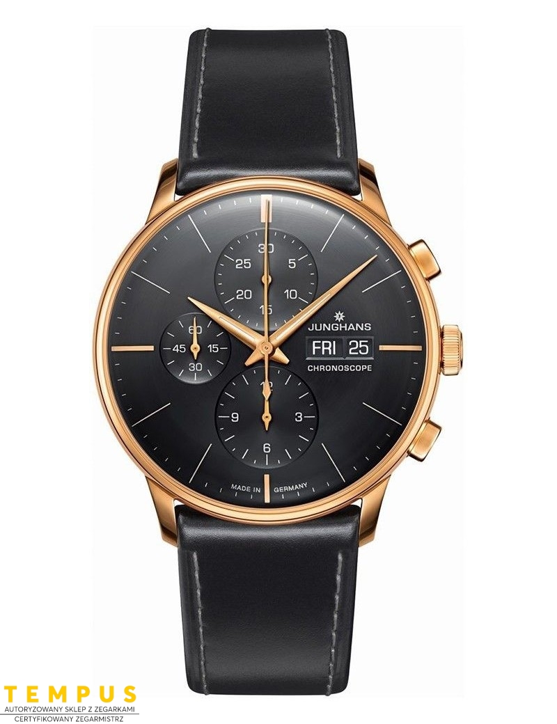 Junghans Meister Chronoscope 27/7923.02 Sapphire - Zegarki JUNGHANS