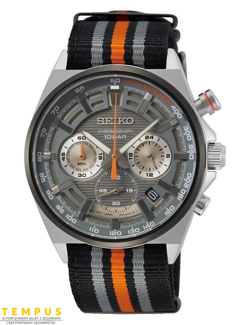Zegarek sportowy męski Seiko Chronograph Ssb403P1 Quartz - Zegarki SEIKO