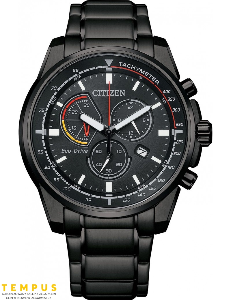 Zegarek sportowy męski Citizen Chrono AT1195-83E na bransolecie Zegarek sportowy męski Citizen Chrono AT1195-83E na bransolecie