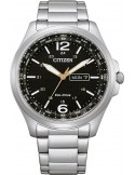 Zegarek sportowy, militarny męski Citizen MILITARY AW0110-82EE na bransolecie