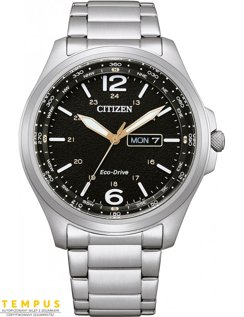 Zegarek sportowy, militarny męski Citizen MILITARY AW0110-82EE na bransolecie Zegarek sportowy, militarny męski Citizen MILITARY AW0110-82EE na bransolecie