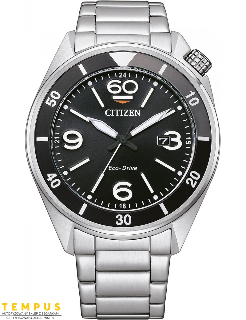 Zegarek sportowy, militarny męski Citizen AVIATION MARINE AW1710-80E na bransolecie Zegarek sportowy, militarny męski Citizen AVIATION MARINE AW1710-80E na bransolecie