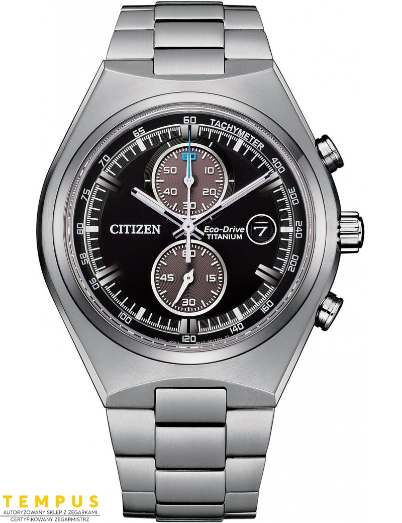 Zegarek sportowy męski Citizen Titanium Racer CA7090-87E na bransolecie Zegarek sportowy męski Citizen Titanium Racer CA7090-87E na bransolecie