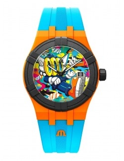 Zegarek sportowy unisex Maurice Lacroix Aikon tide AI2008-50YZA-000-0 Benzilla Eco - Zegarki MAURICE LACROIX