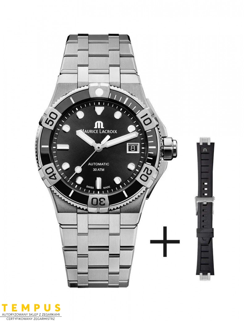 Zegarek sportowy męski Maurice Lacroix Aikon Venturer AI6057-SSL2F-330-A - Zegarki MAURICE LACROIX