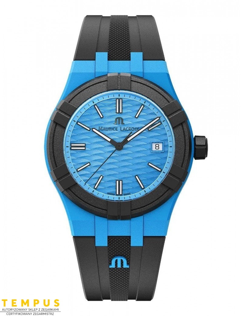 Zegarek sportowy unisex Maurice Lacroix Aikon tide AI2008-80080-300-0 Eco - Zegarki MAURICE LACROIX