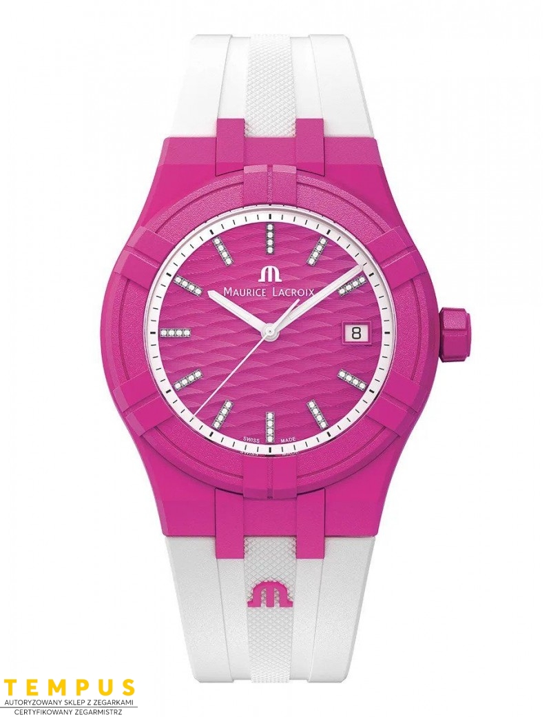 Zegarek sportowy damski, unisex Maurice Lacroix Aikon tide AI2008-FFFF1-3A0-0 Eco - Zegarki MAURICE LACROIX