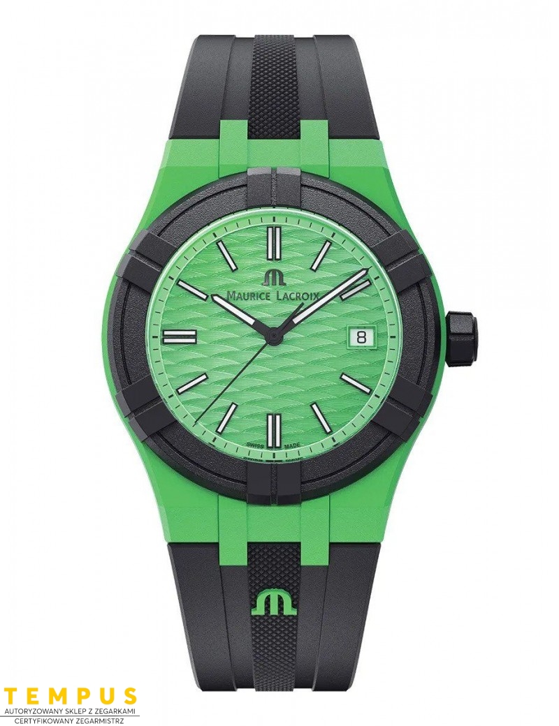 Zegarek sportowy unisex Maurice Lacroix Aikon tide AI2008-70070-300-0 Eco - Zegarki MAURICE LACROIX