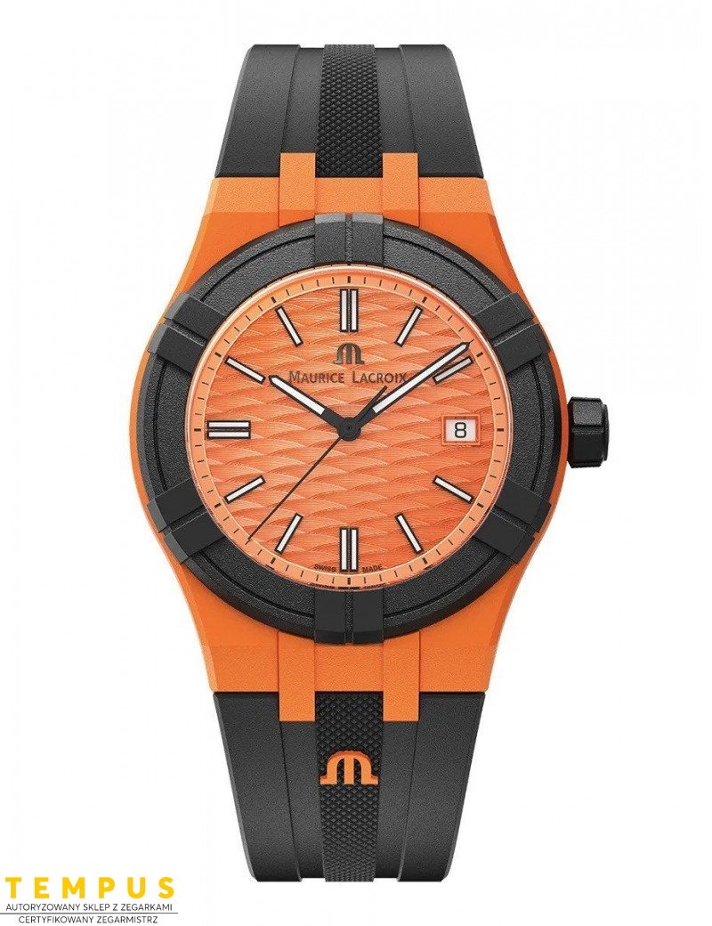 Zegarek sportowy unisex Maurice Lacroix Aikon tide AI2008-50050-300-0 Eco - Zegarki MAURICE LACROIX