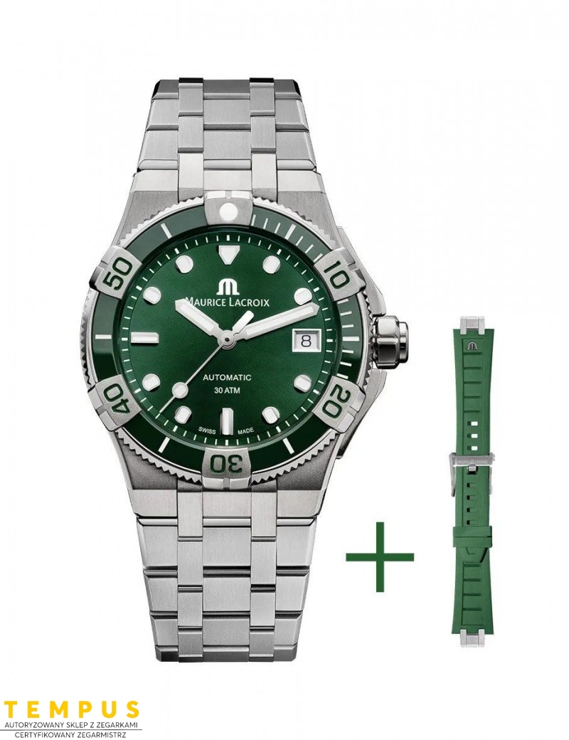 Zegarek sportowy męski Maurice Lacroix Aikon Venturer AI6057-SSL5F-630-D - Zegarki MAURICE LACROIX
