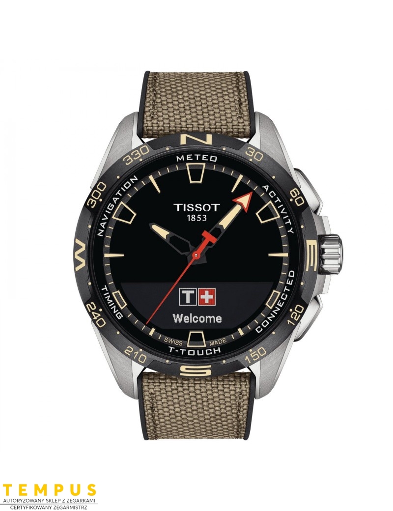Tissot T-TOUCH CONNECT SOLAR T121.420.47.051.07 - Zegarki TISSOT