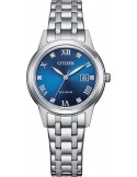 Zegarek klasyczny, elegancki damski Citizen Elegant Crystal FE1240-81L na bransolecie
