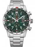 Zegarek lotniczy męski Citizen PILOT Chronograf CA0791-81X Eco Drive na bransolecie