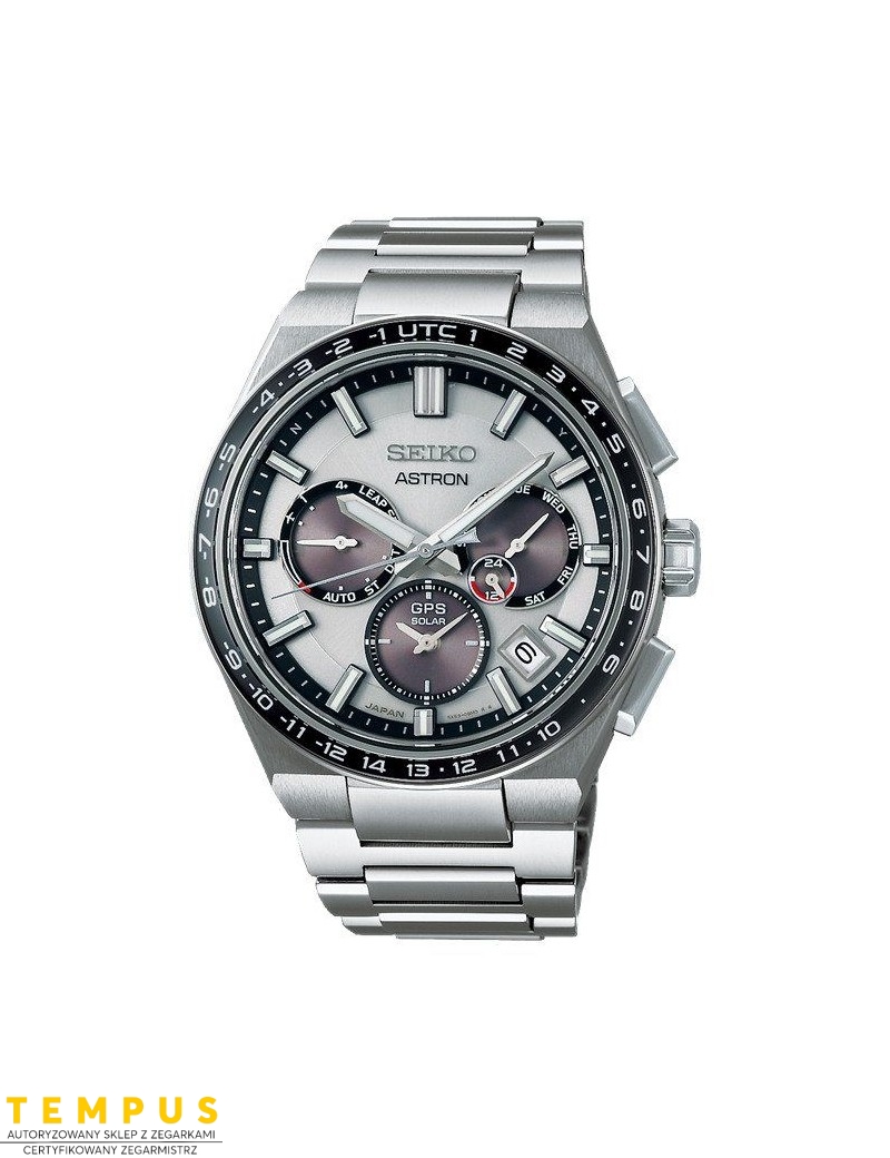 Zegarek sportowy męski Seiko Astron GPS Solar Ssh107J1 - Zegarki SEIKO