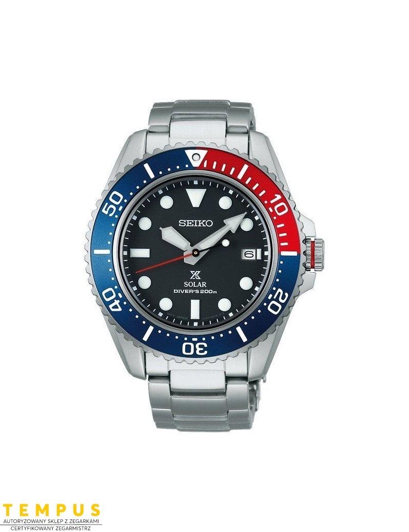 Zegarek sportowy męski Seiko Prospex Solar Sne591P1 - Zegarki SEIKO