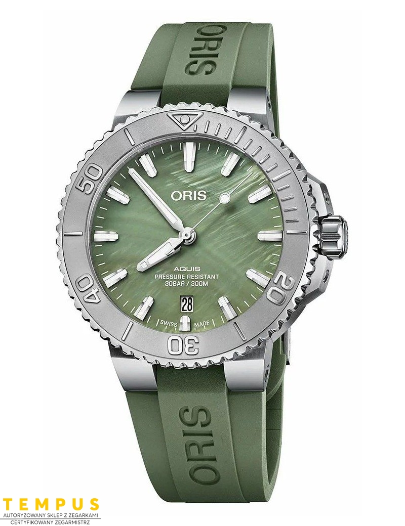 Zegarek sportowy męski Oris Aquis New York Harbor Limited Edition 01 733 7766 4187-Set - Zegarki ORIS Zegarek sportowy męski Oris Aquis New York Harbor Limited Edition 01 733 7766 4187-Set - Zegarki ORIS