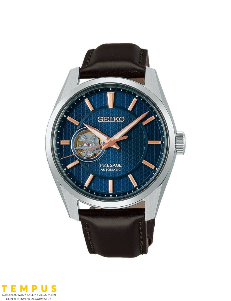 Zegarek męski Seiko Spb311J1 Presage Premium Line Sharp Edged Automatic Open-Heart - Zegarki SEIKO Zegarek męski Seiko Spb311J1 Presage Premium Line Sharp Edged Automatic Open-Heart - Zegarki SEIKO