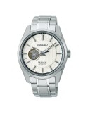 Zegarek męski Seiko Spb309J1 Presage Premium Prestige Line Sharp Edged Automatic Open-Heart - Zegarki SEIKO