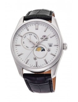 Zegarek klasyczny męski Orient Classic Sun & Moon Automatic RA-AK0310S10B - Zegarki ORIENT