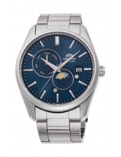 Zegarek klasyczny męski Orient Classic Sun & Moon Automatic RA-AK0308L10B - Zegarki ORIENT