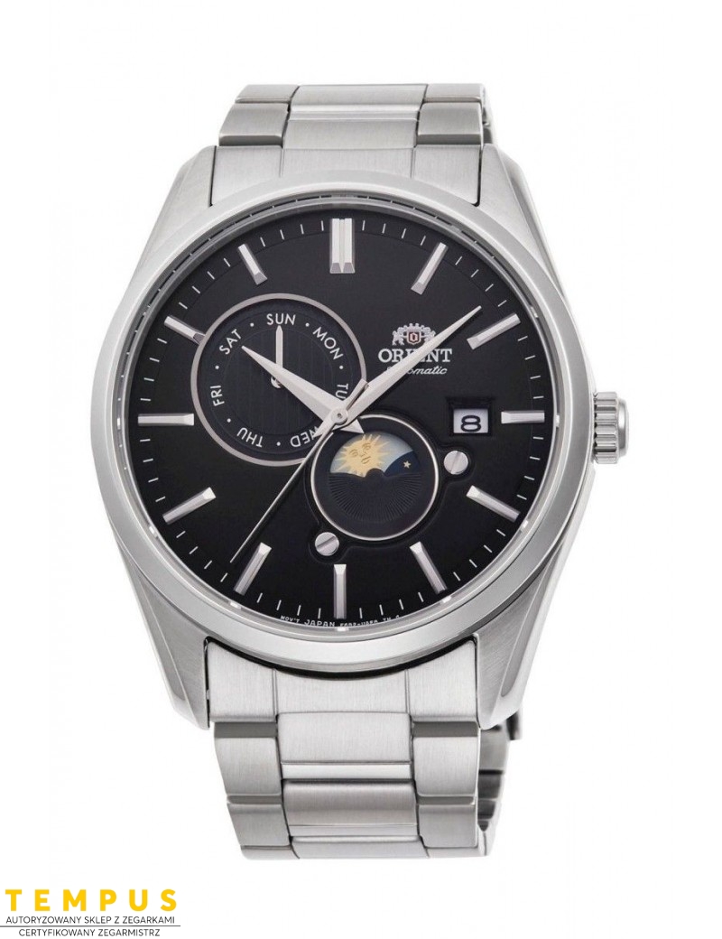 Zegarek klasyczny męski Orient Classic Sun & Moon Automatic RA-AK0307B10B - Zegarki ORIENT Zegarek klasyczny męski Orient Classic Sun & Moon Automatic RA-AK0307B10B - Zegarki ORIENT