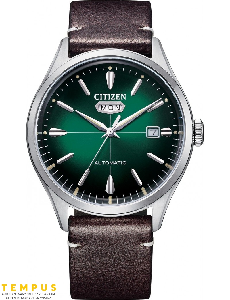 Zegarek klasyczny męski Citizen Mechanical NH8390-03XE na pasku Zegarek klasyczny męski Citizen Mechanical NH8390-03XE na pasku