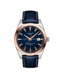 Tissot Gentleman Powermatic 80 Silicium Solid 18K GOLD BEZEL T927.407.46.041.00 - Zegarki TISSOT