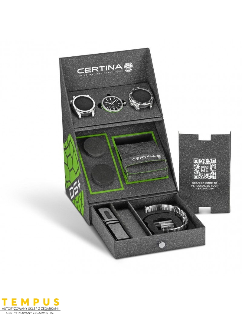 Certina DS+ Kit Aqua & Sport C041.407.19.051.00 - Zegarki CERTINA Certina DS+ Kit Aqua & Sport C041.407.19.051.00 - Zegarki CERTINA