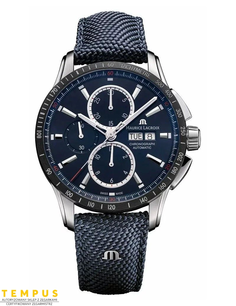 Zegarek klasyczny męski Maurice Lacroix Pontos S Chronograph PT6038-SSL24-430-4 - Zegarki MAURICE LACROIX Zegarek klasyczny męski Maurice Lacroix Pontos S Chronograph PT6038-SSL24-430-4 - Zegarki MAURICE LACROIX