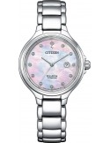 Zegarek klasyczny damski CITIZEN Eco-Drive Super Titanium EW2680-84Y Lady na bransolecie