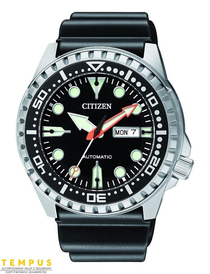 Zegarek sportowy męski Citizen Mechanical NH8380-15EE na pasku Zegarek sportowy męski Citizen Mechanical NH8380-15EE na pasku