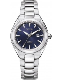Zegarek klasyczny damski Citizen TITANIUM EW2610-80L na bransolecie